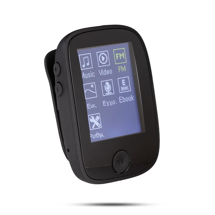 MP3 Player Osio SRM-8080Β Μαύρο Μultimedia/Bluetooth 8 GB