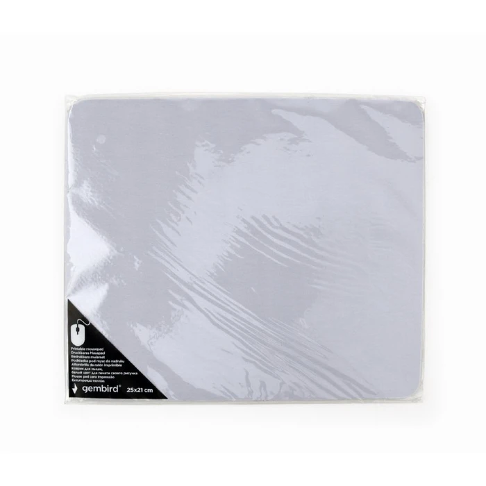 Mousepad Gembird PRINTABLE WHITE SIZE MEDIUM