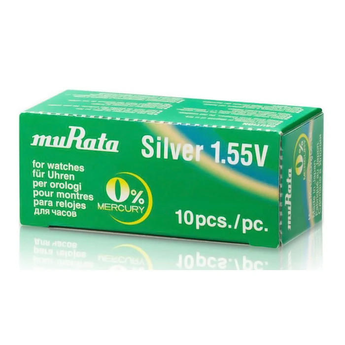Μπαταρίες Ρολογιών Murata Silver Oxide SR920SW, 1.55V, No371, 10τμχ