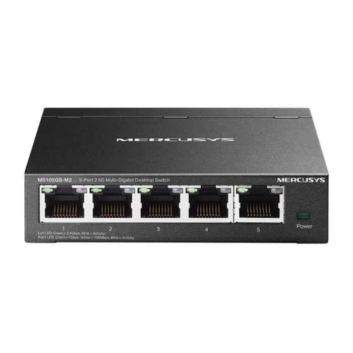 Network Switch Mercusys Desktop Ms105Gs-M2, 5X 2.5Gbps Θύρες, Un/1.0