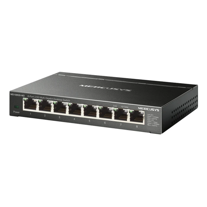 Network Switch Mercusys Desktop Ms108Gs-M2, 8X 2.5Gbps Θύρες, Un/1.0