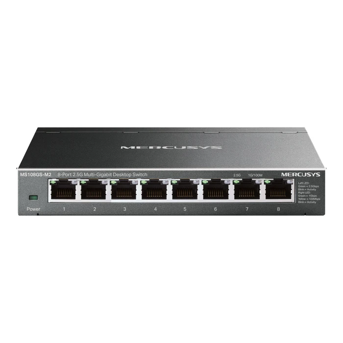 Network Switch Mercusys Desktop Ms108Gs-M2, 8X 2.5Gbps Θύρες, Un/1.0