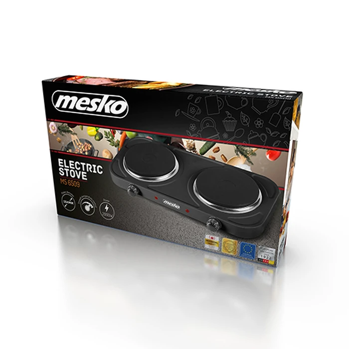 Επιτραπέζια Εστία Mesko STOVE TWO BURNER 2000W
