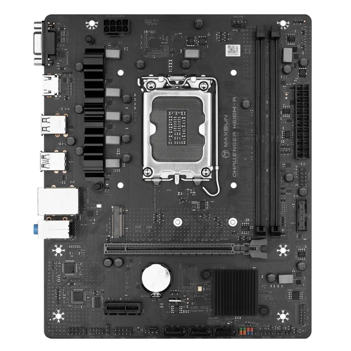 Μητρική Κάρτα Maxsun Challenger H610M-R V2, 2X Ddr4, S1700, USB 3.2, 1G Lan, M-Atx