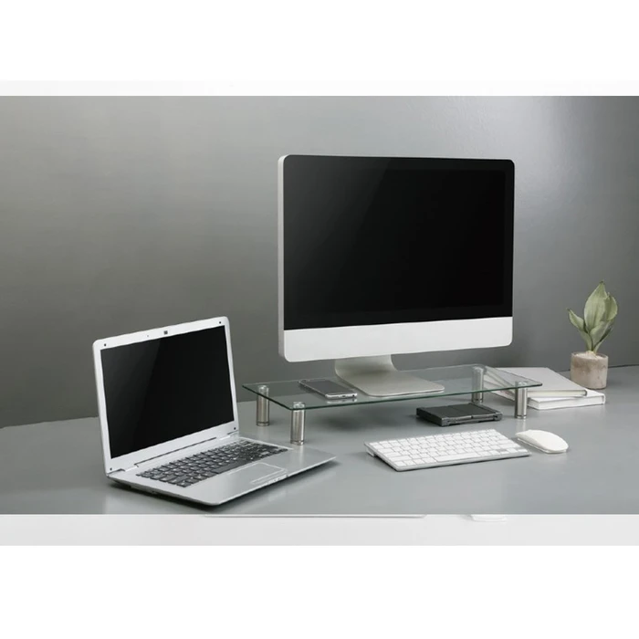 Βάση Monitor Gembird Glass Medium