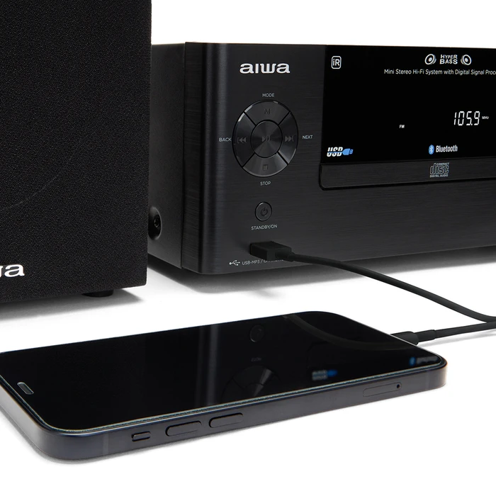 Ηχοσύστημα Aiwa MINI HI-FI Stereo BT5.0 SYSTEM RMS 50W