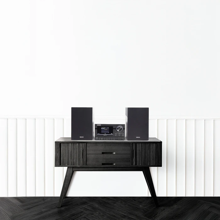 AIWA 2.0 Hi‑Fi System MSBTU-900DAB/BK 100W with CD Player and Bluetooth - Black