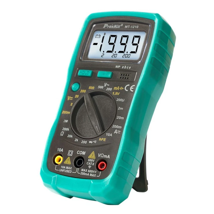 PROSKIT ψηφιακό πολύμετρο MT-1210 (AC/DC, True RMS, με Buzzer)