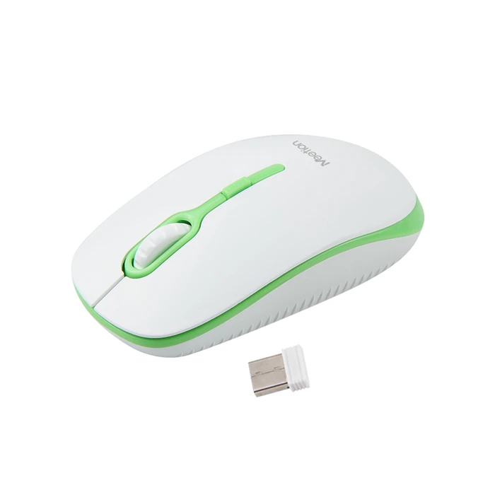 Ποντίκι Ασύρματο Meetion MT-R547 2.4G / ʼσπρο + Πράσινο