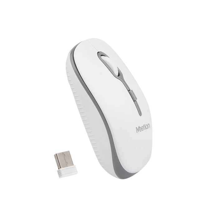 Ποντίκι Ασύρματο Meetion MT-R547 2.4G / ʼσπρο + Γκρι