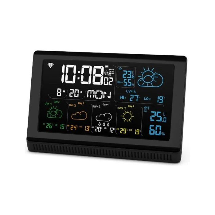 Manta Weather Station Windy Smart Weather Station with Tuya Black