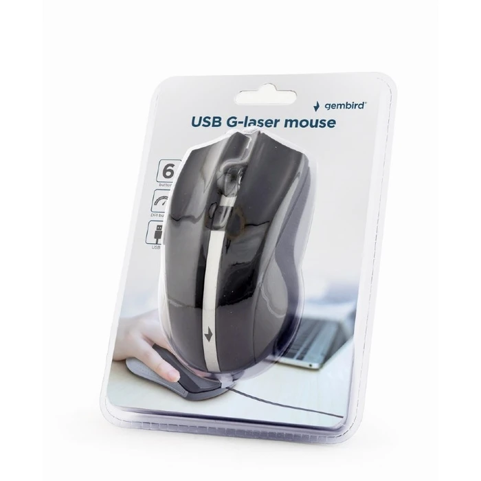 Ποντίκι Ενσύρματο Gembird USB G-LASER
