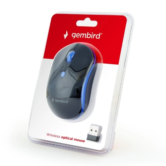 Ποντίκι Ασύρματο Gembird OPTICAL Black/BLUE