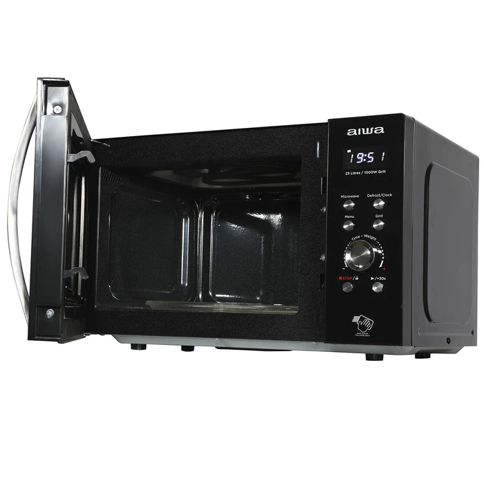 Φούρνος Μικροκυμάτων Aiwa GLASS DIGITAL With GRILL 23L 800W