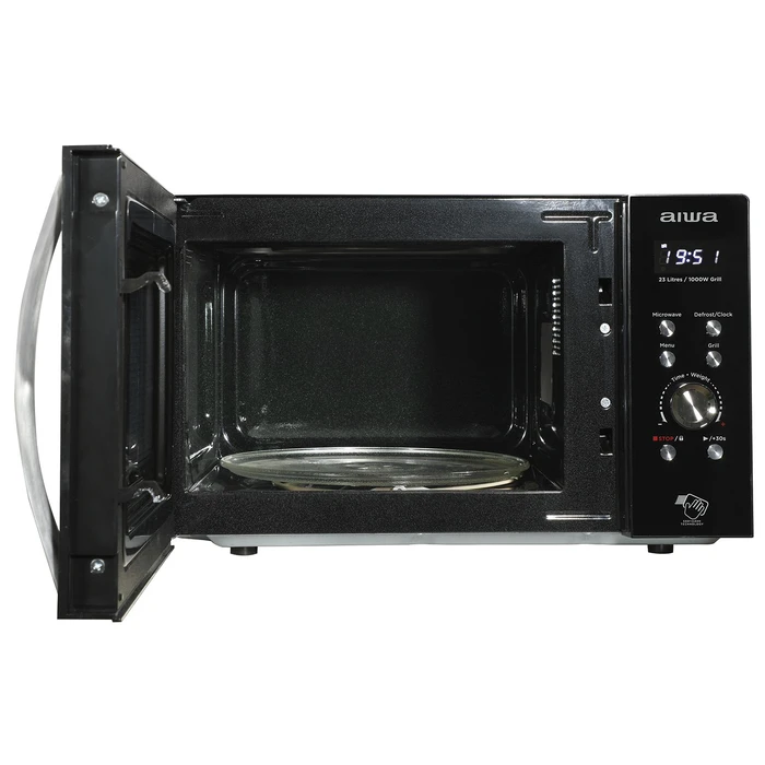 Φούρνος Μικροκυμάτων Aiwa GLASS DIGITAL With GRILL 23L 800W