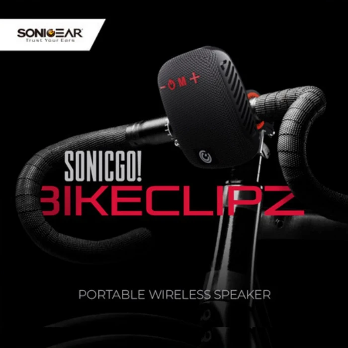 Φορητό Ηχείο Bluetooth Sonic Gear BT5.3 SONICGO BIKECLIPZ MIDNIGHT Grey
