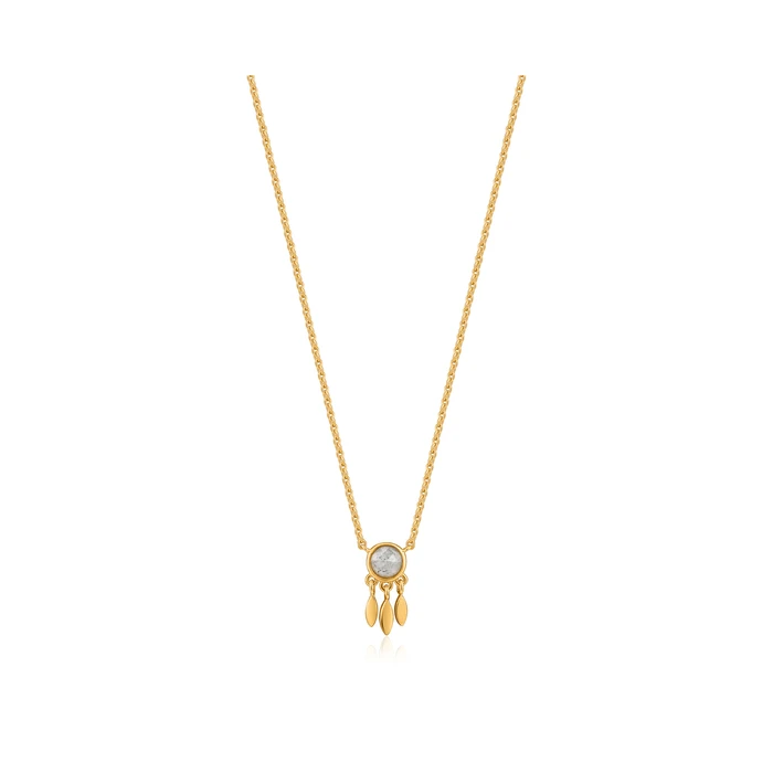 Γυναικείο Κολιέ Ania Haie N026-01G (40cm) από Ασήμι Golden