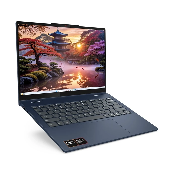 Lenovo Laptop IdeaPad 5 2 in 1 14AKP10 Copilot Plus PC AMD Ryzen AI 7 350 14 inch Touchscreen WUXGA 16 GB LPDDR5x SDRAM 1 TB SSD Wi Fi 7 Windows 11 Home Blue