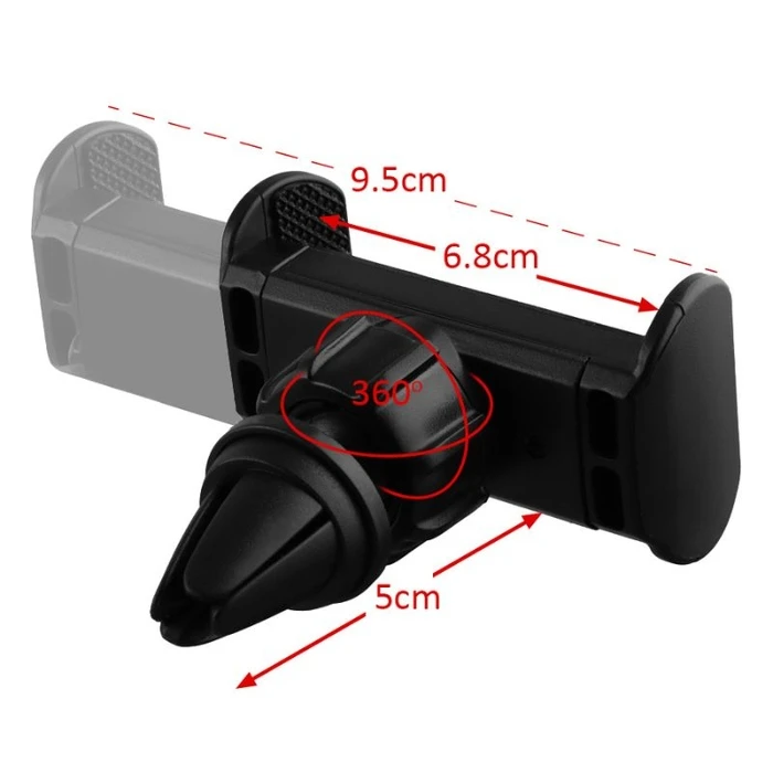 Βάση στήριξης Κινητών Nsp N28 (8340666) Κινητών Αεραγωγού Αυτοκινήτου 360°