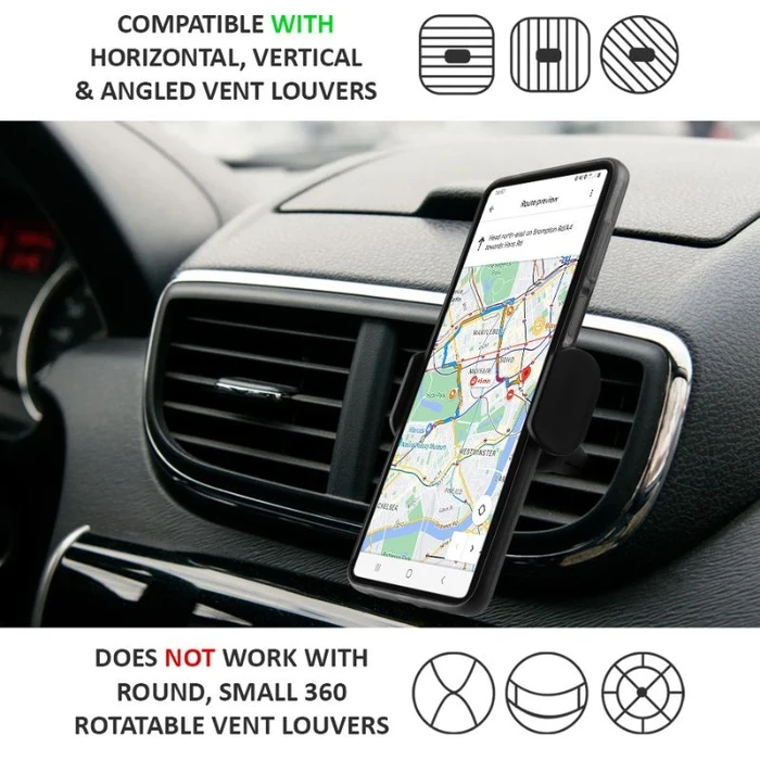 Βάση στήριξης Κινητών Nsp N28 (8340666) Κινητών Αεραγωγού Αυτοκινήτου 360°