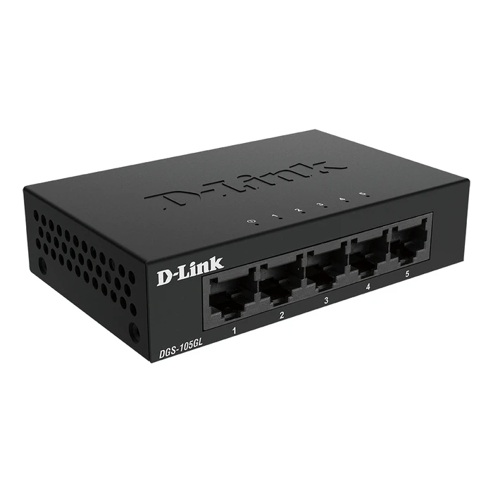 Network Switch D-Link DGS-105GL/E Unmanaged Gigabit Ethernet (10/100/1000) Black