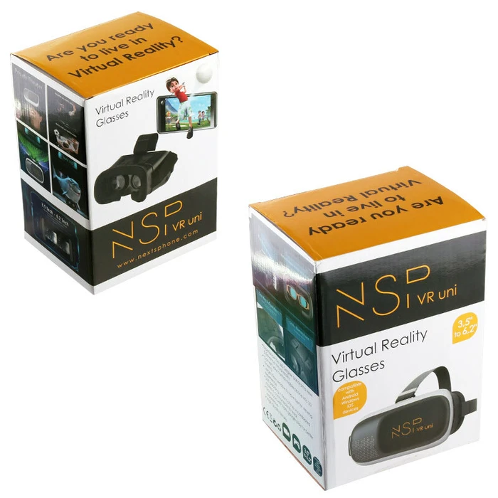 Μάσκα Virtual Reality NSP N620 VR UNI Glasses 3D για smartphone 3.5 6.2
