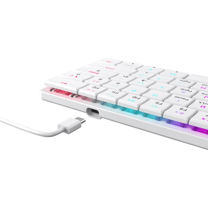 White Shark NAGAMAKI GK-006221 Μηχανικό Πληκτρολόγιο RGB (US) Μπλε