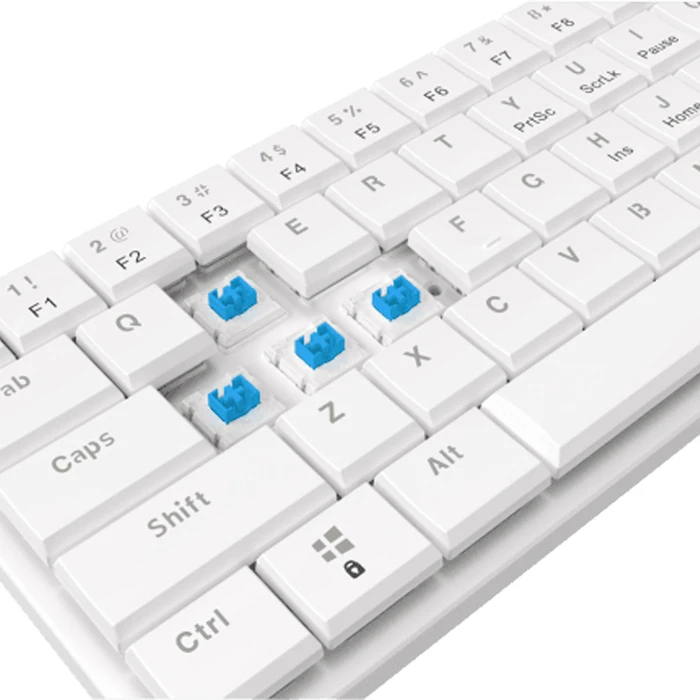 White Shark NAGAMAKI GK-006221 Μηχανικό Πληκτρολόγιο RGB (US) Μπλε