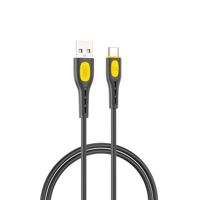 XO Καλώδιο δεδομένων Type C 1M 3A Μαύρο
