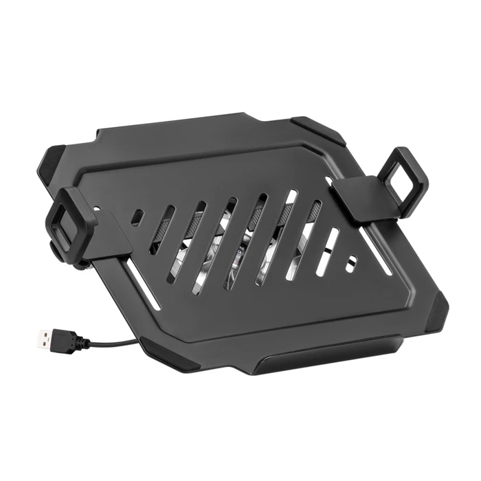Βάση Laptop Brateck & ψύξη NBH-8GL για VESA, RGB, έως 17", μαύρη