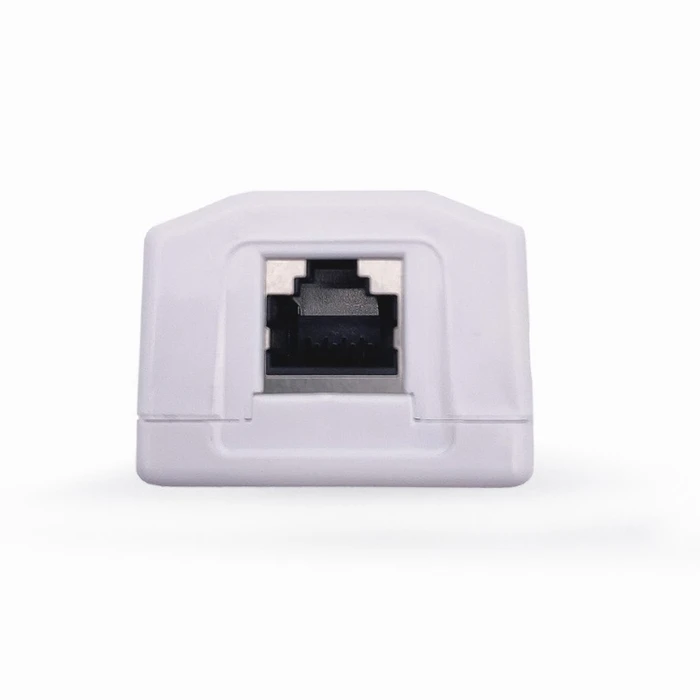 Πρίζα Δικτύου Cablexpert Cat6A Ftp Single Port Surface Mount Box White