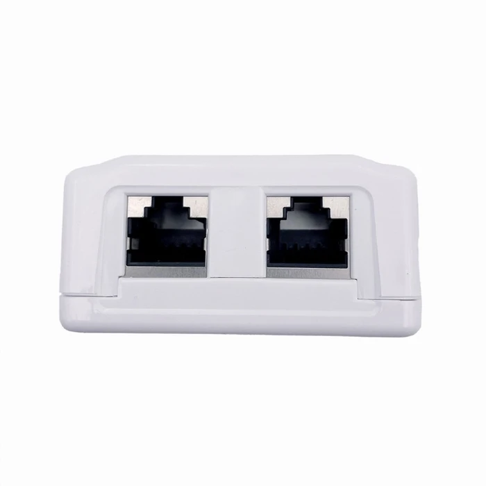 Πρίζα Δικτύου Cablexpert Cat6A Ftp Double Port Surface Mount Box White
