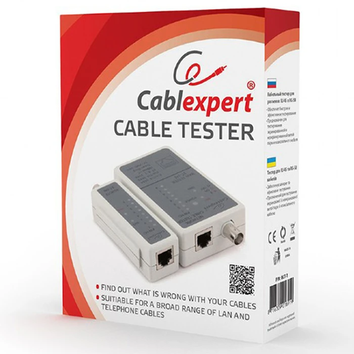 Tester Καλωδίων Cablexpert for RJ-45 and RG-58