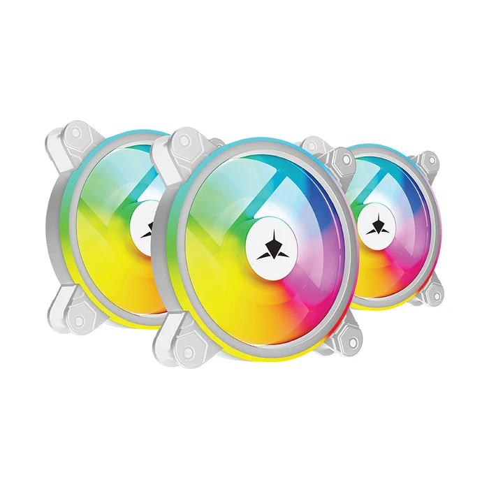 Case Fan 12cm White Shark Gcf-S028-005 Nebula-2 White Argb Kit