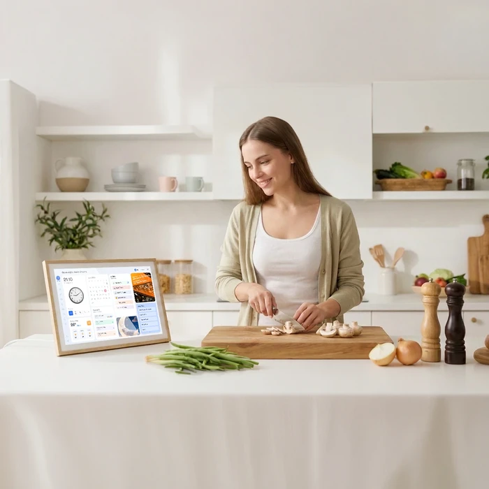 Blackview NEST10 Διαδραστικός Πίνακας Αφής 10.1" Android Smart Family Hub (Φυσικό Ξύλο)