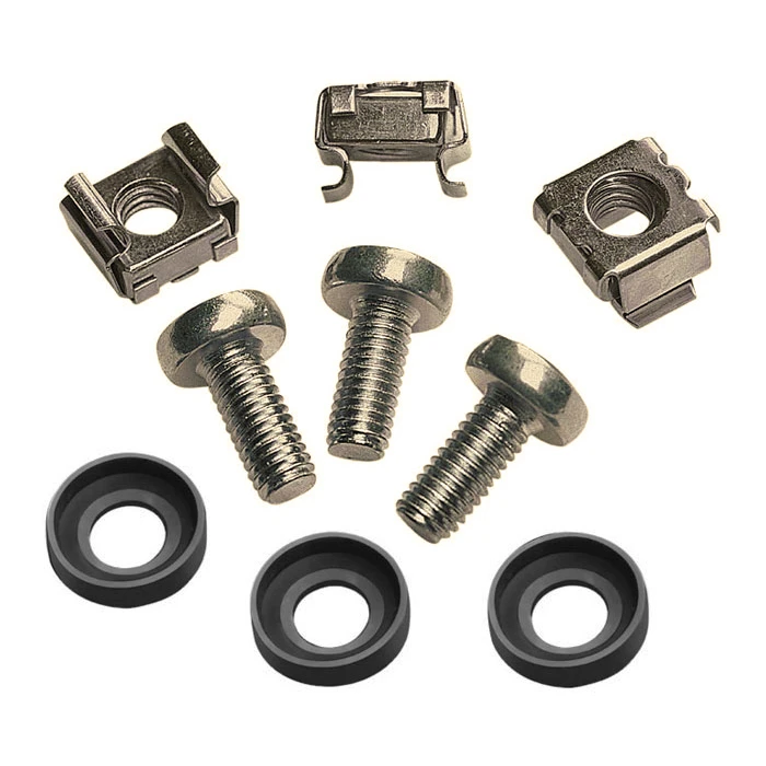 Αξεσουάρ Rack Powertech σετ Βίδες με παξιμάδια NETW-0011 για κολώνα M6*16, 20τμχ