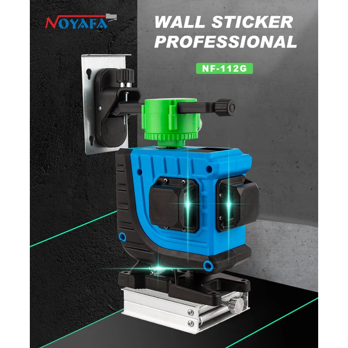 Αλφάδι Laser Noyafa γραμμικό NF-112G, με πράσινη δέσμη 12 ακτίνων 3D