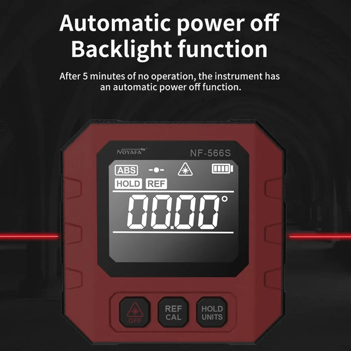 NOYAFA Digital Laser Angle Finder NF-566S (Magnetic Body, 390mAh)