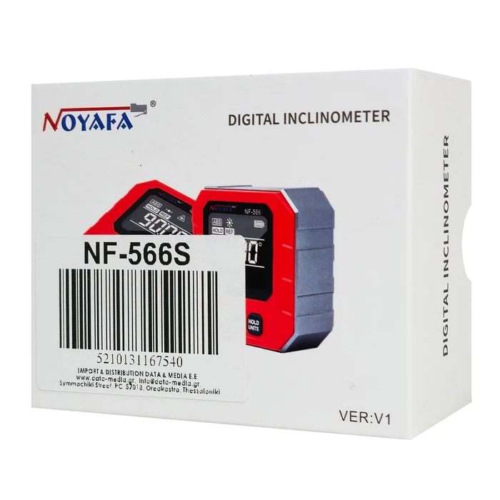 NOYAFA Digital Laser Angle Finder NF-566S (Magnetic Body, 390mAh)
