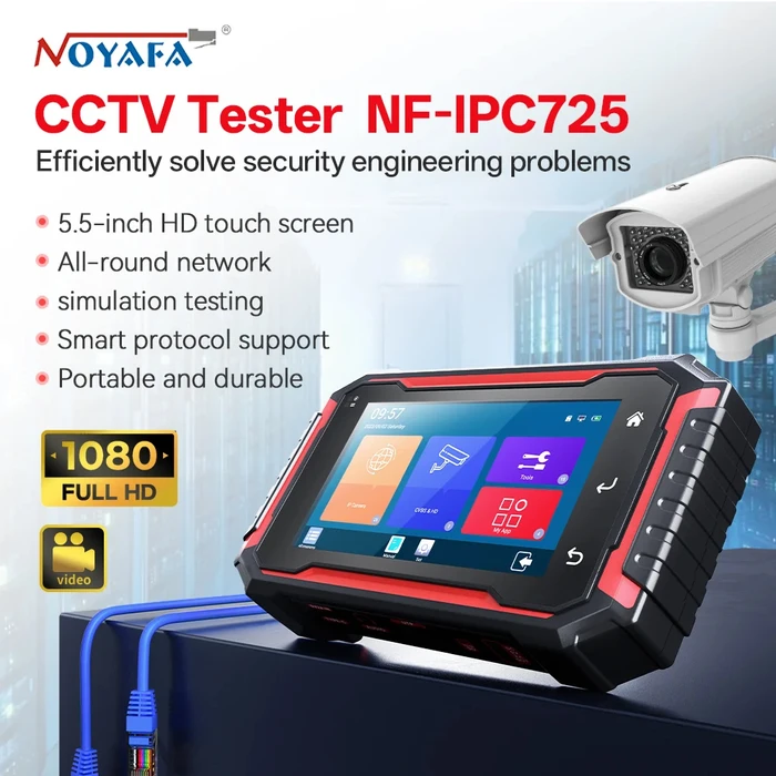 NOYAFA NF-IPC725 Ελεγκτής CCTV & IP με 5.5" IPS οθόνη