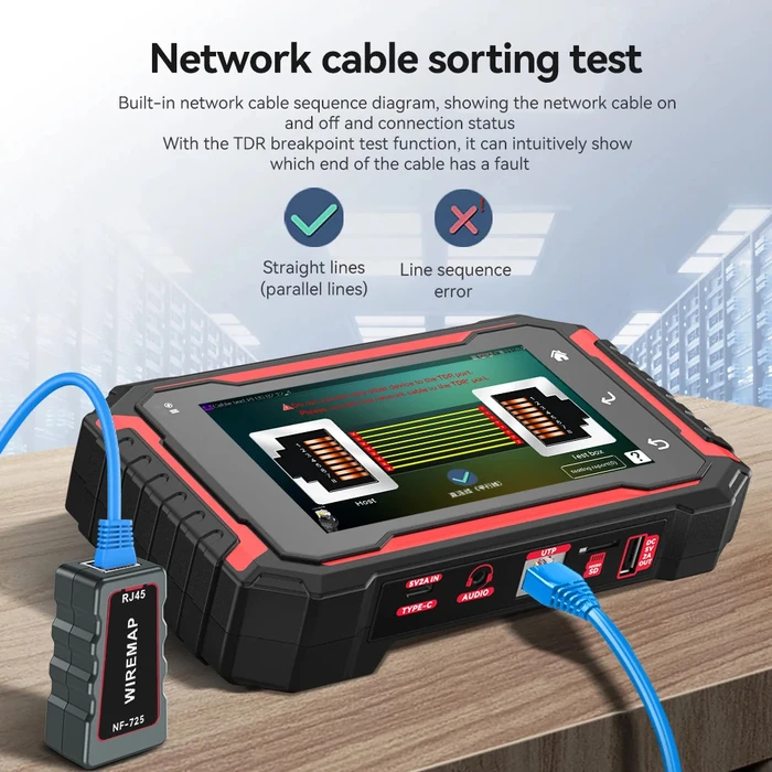 NOYAFA NF-IPC725 Ελεγκτής CCTV & IP με 5.5" IPS οθόνη