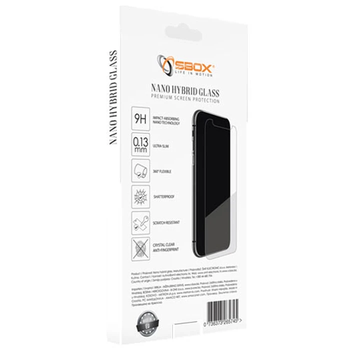 Screen Protector Sbox NANO HYBRID GLASS 9H HUAWEI HONOR 9 LITE