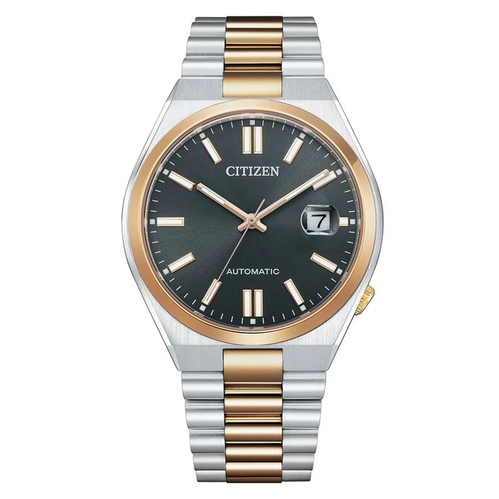 Ανδρικό Ρολόι Citizen Nj0154-80H (40mm) Μεταλλικό Μπρασελέ Ασημί