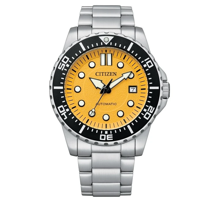 Ανδρικό Ρολόι Citizen Nj0170-83Z (43mm) Μεταλλικό Μπρασελέ Ασημί
