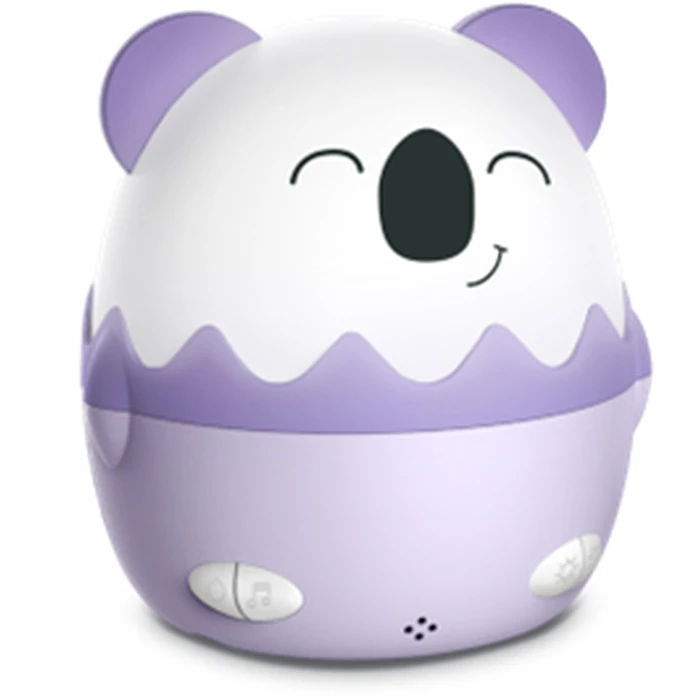 Night Light BigBen Kids Violet Koala With 360? Projection With Wireless Music Nlpkidskoala