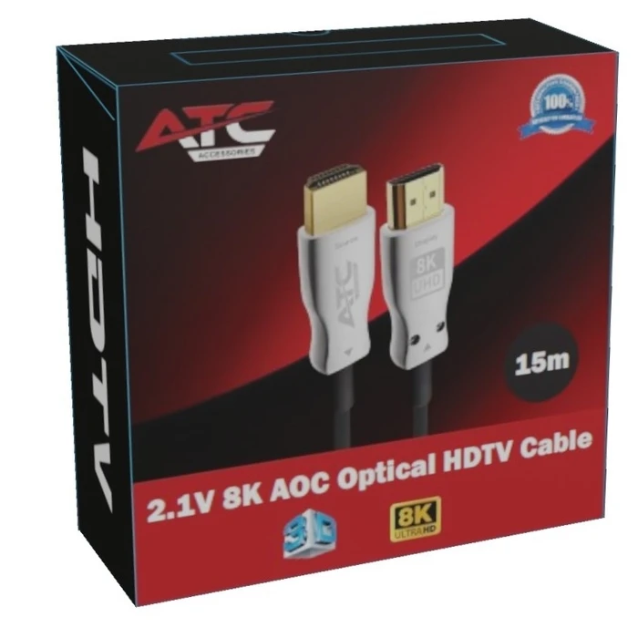 Καλώδιο HDMI ATC HDTV 2.1V 8K AOC Optical 15m
