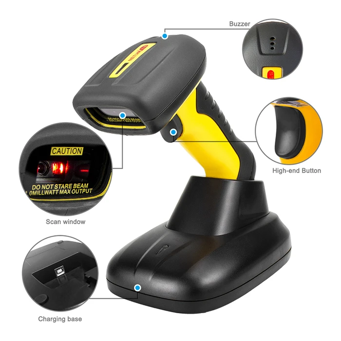 Barcode Scanner Netum 3 IN 1 Bluetooth CCD INDUSTRIAL