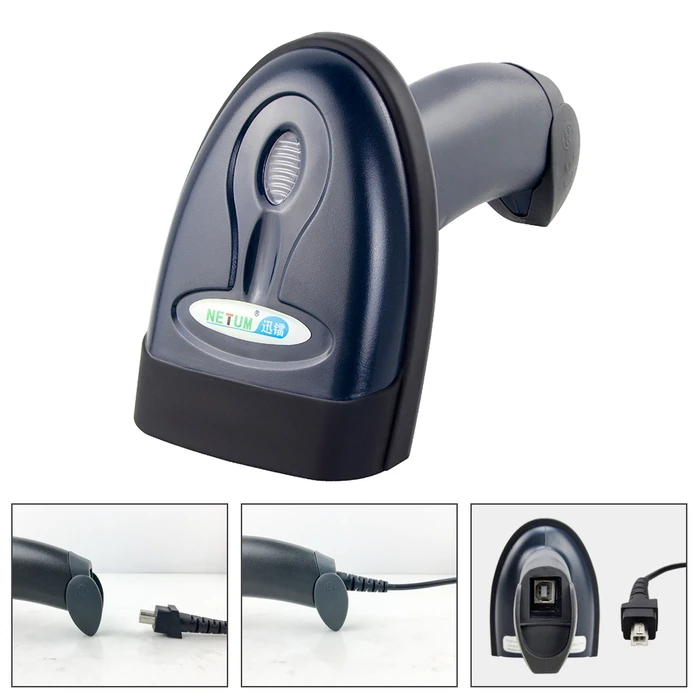 Barcode Scanner Netum 3 IN 1 1D CCD Wireless READER