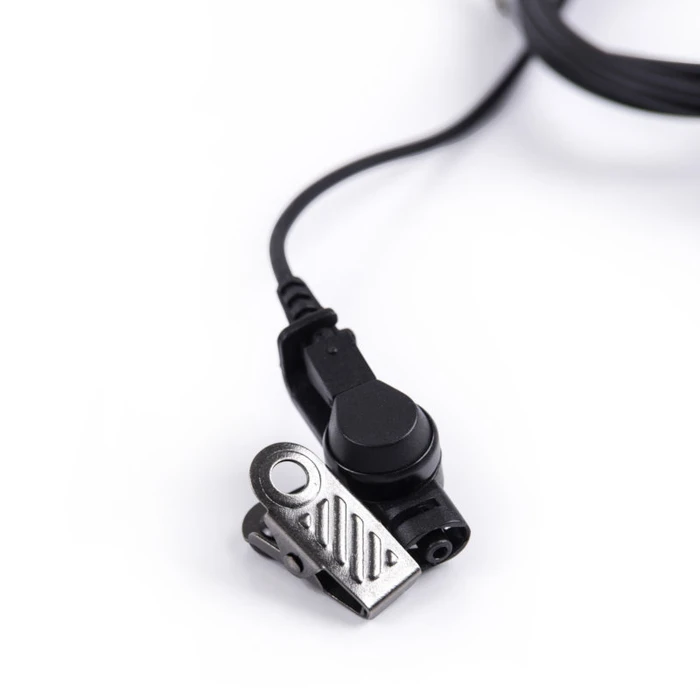 Ακουστικό για Walkie Talkie Osio Nt-8890 Αδιάβροχο Motorola Tlkr Με Βύσμα Για Σύνδεση Με Δεύτερο, Ptt Και Διάφανο Σπιράλ Σιλικόνης