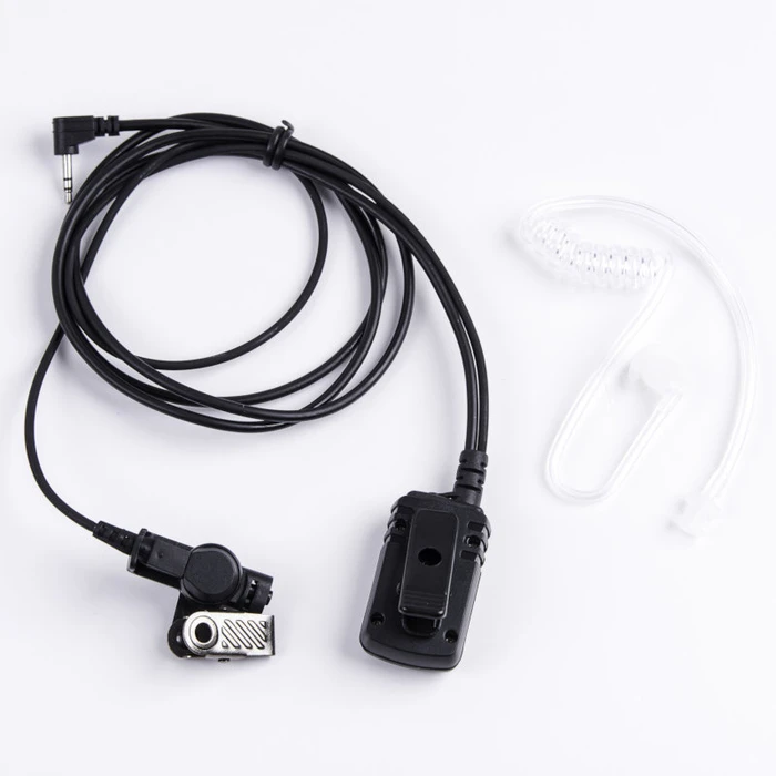 Ακουστικό για Walkie Talkie Osio Nt-8890 Αδιάβροχο Motorola Tlkr Με Βύσμα Για Σύνδεση Με Δεύτερο, Ptt Και Διάφανο Σπιράλ Σιλικόνης